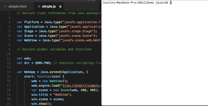 Nashorn HTML Update