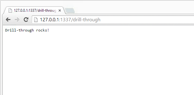 Screenshot of HTTP Server Response