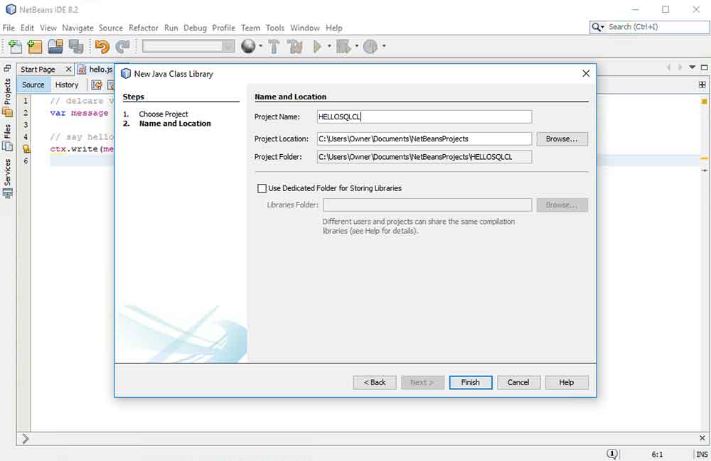 Create Project